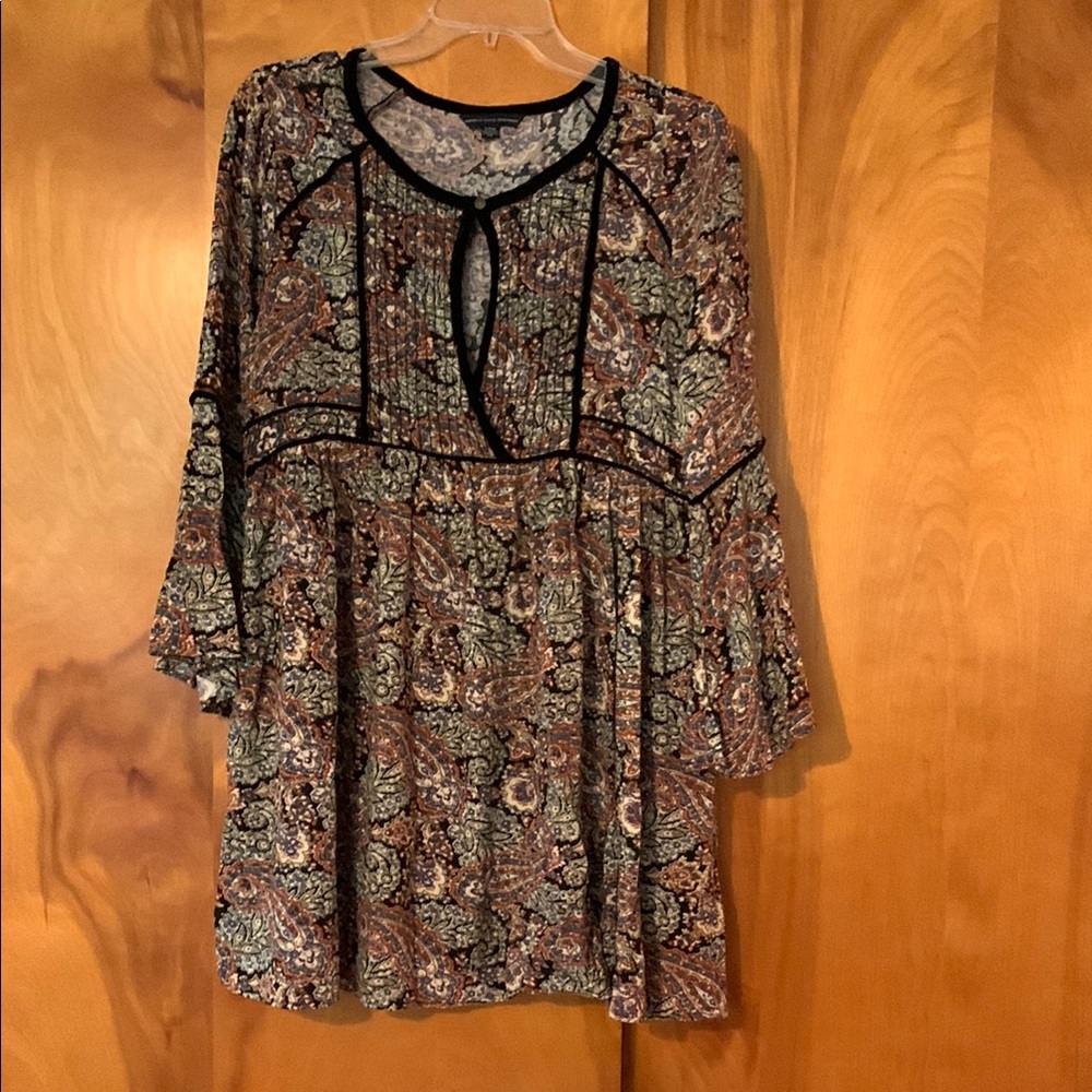 American Eagle Floral Bohemian Women's Dress - Multicolor
L EUC!